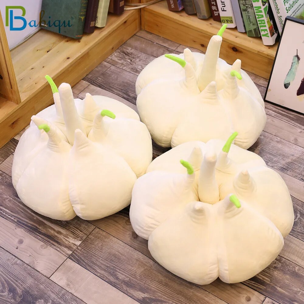 1pc 40CM simulación vegetal ajo juguetes de peluche planta creativa almohada Real como muñeco de peluche para niños decoración del hogar Regalos divertidos