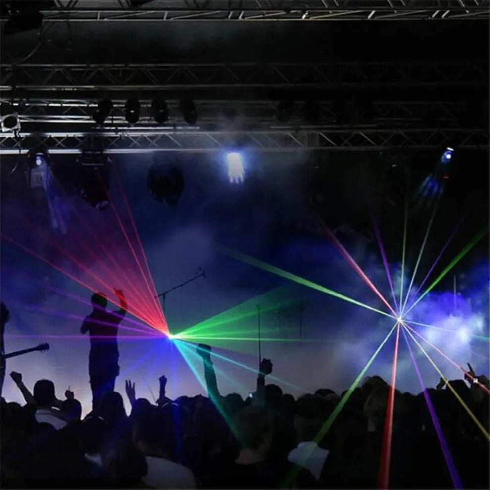 ALIEN-proyector de escáner de línea de haz láser RGB, 500mw, DJ, discoteca, efecto de iluminación de escenario, fiesta de baile, boda, vacaciones, Bar, Club, luces DMX