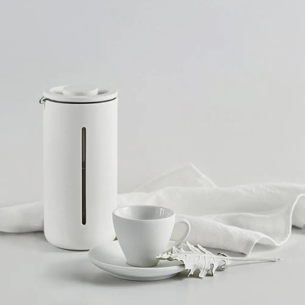 TIMEMORE Presse à café française, cafetière, théière, 450 ml, 15 onces, maille en acier inoxydable haute densité, verre résistant à la chaleur