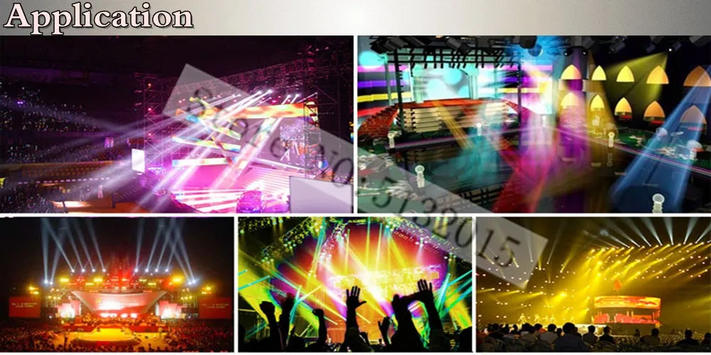 60W RGBW LED Sunflower Beam Moving Head Light DMX Sound for DJ Disco Party Nightclub Show Activity Event Hire Stage Projector