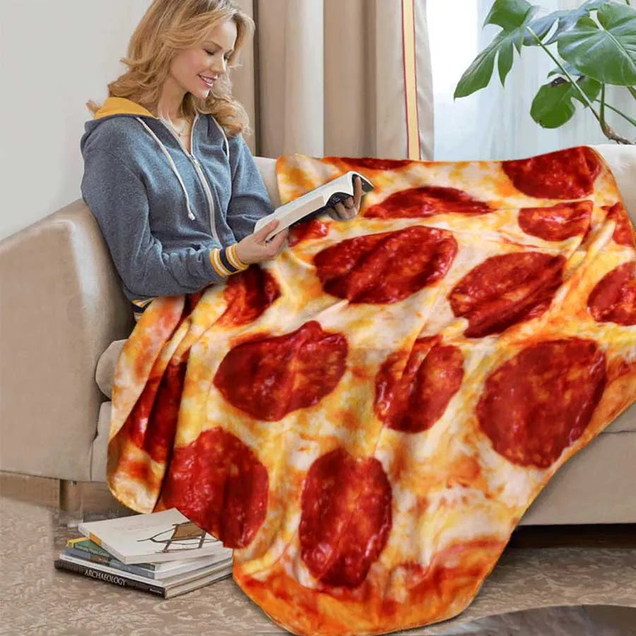 WOSTAR chaud corail polaire tortilla pizza couverture mexicaine forme ronde lavash laine canapé plaid en peluche couvre-lit hiver jeter couverture