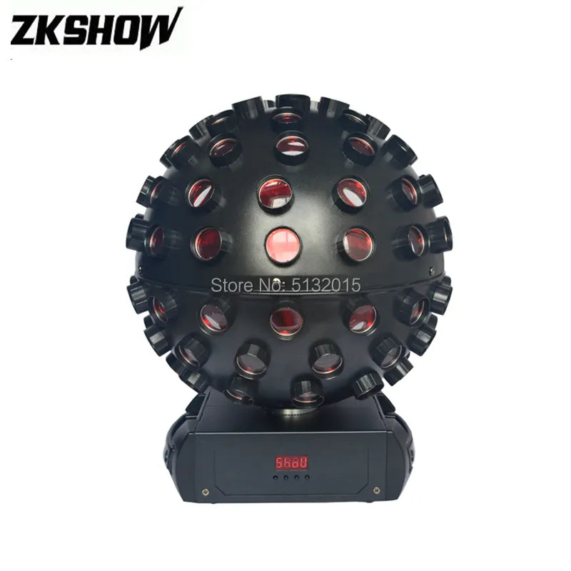 Boule magique LED RGBWA + UV 5x18W, 98 yeux, son Pro, Audio automatique, Dj Disco, fête à domicile, mariage, location, équipement d'effet d'éclairage de scène