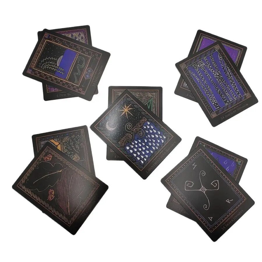 Jeu de cartes de tarot de divination de guérison chamanique, jeu de destin, 44 feuilles, divertissement, fête entre amis, jeu de société