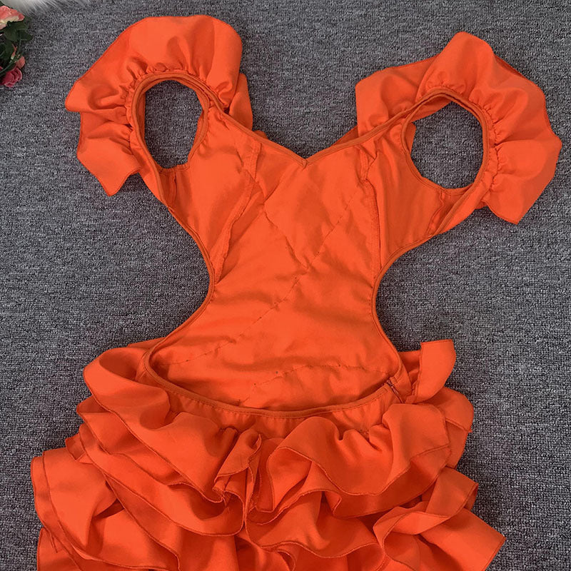 Robe de bal asymétrique pour femmes, tenue de soirée en forme de champignon d'arbre comestible, haute et basse, Sexy, tenue de soirée en boîte de nuit, de rue, 2023