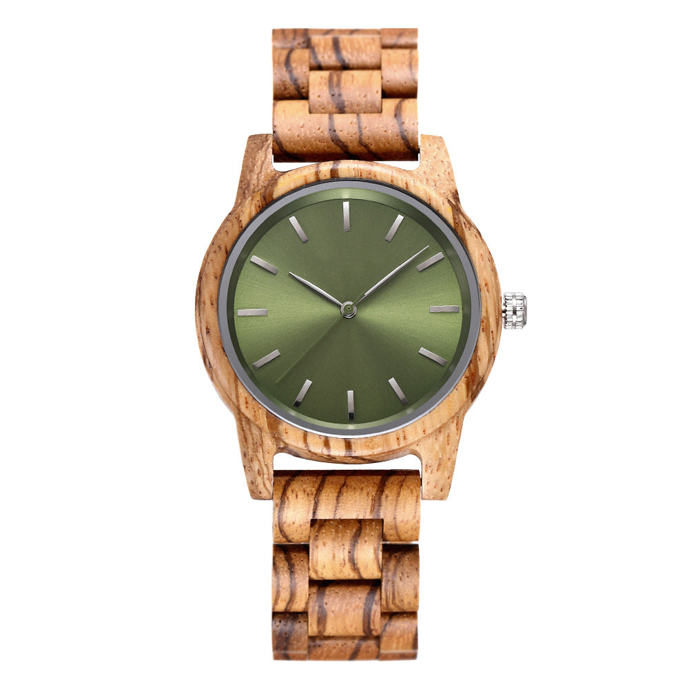 Montre en bois de cadeaux simples de mode ultra-mince