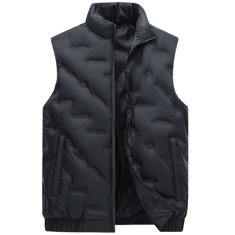 Gilet chaud en coton pour homme, exercice d'épaississement