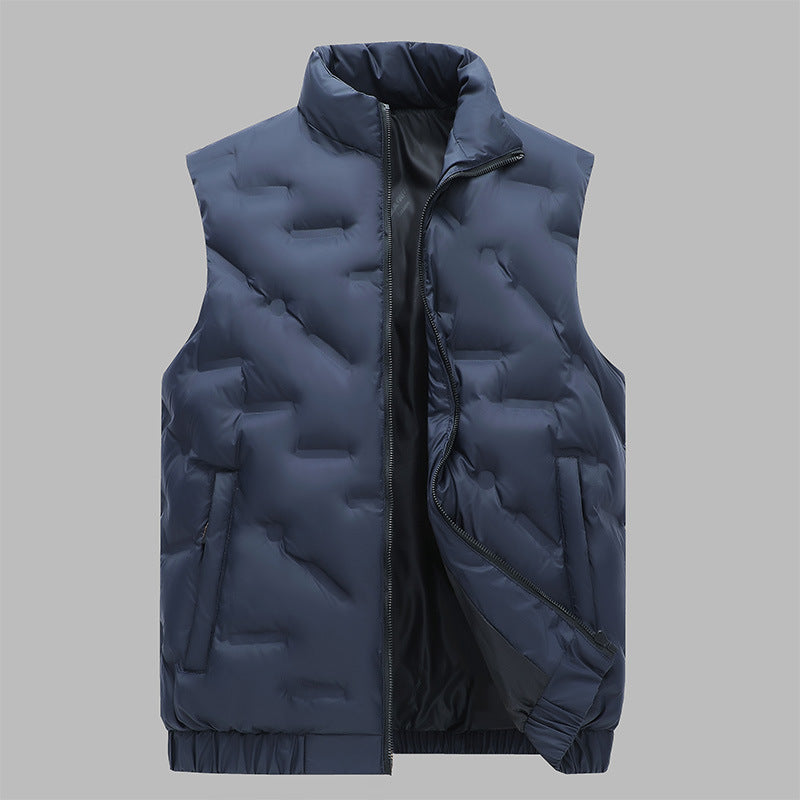 Gilet chaud en coton pour homme, exercice d'épaississement