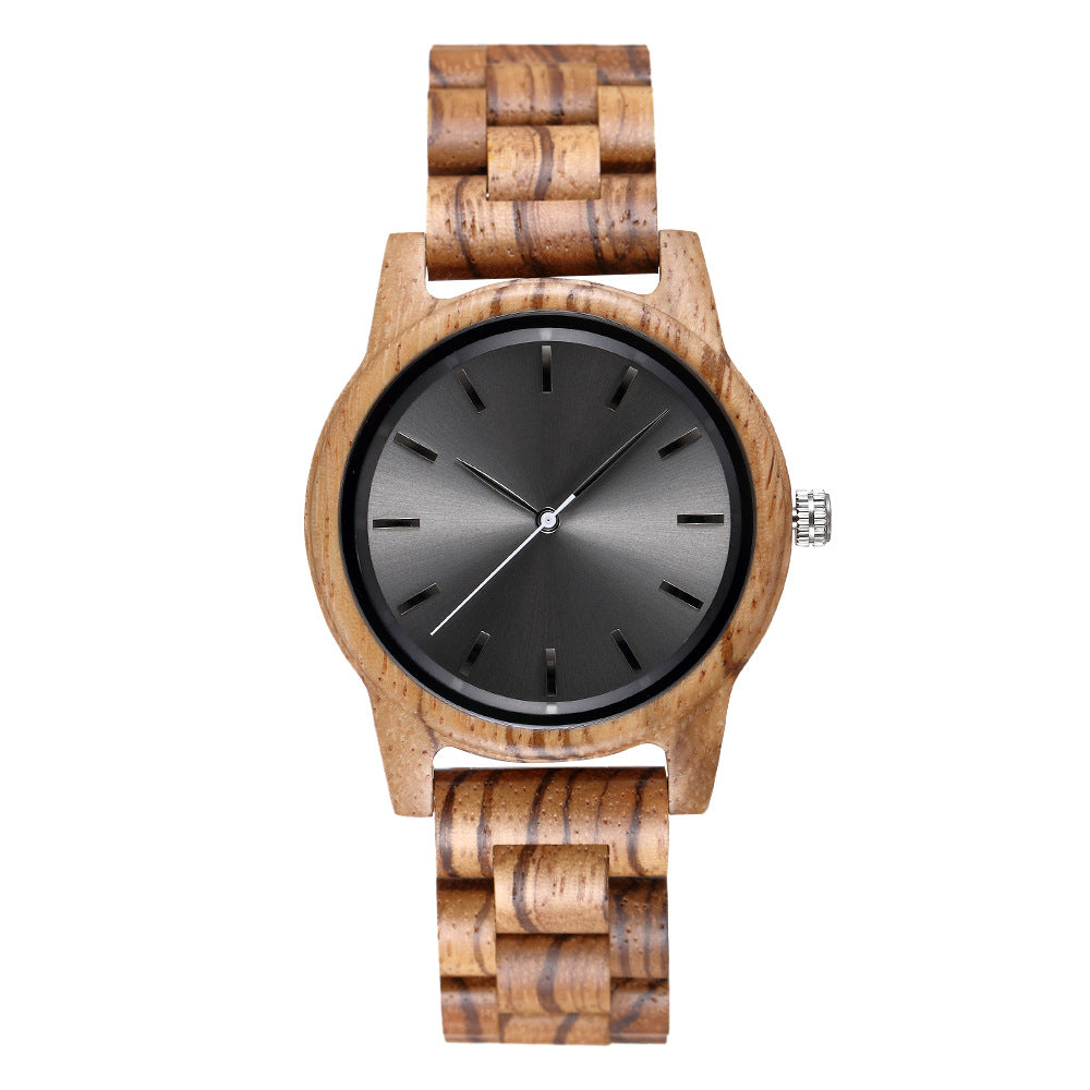 Montre en bois de cadeaux simples de mode ultra-mince