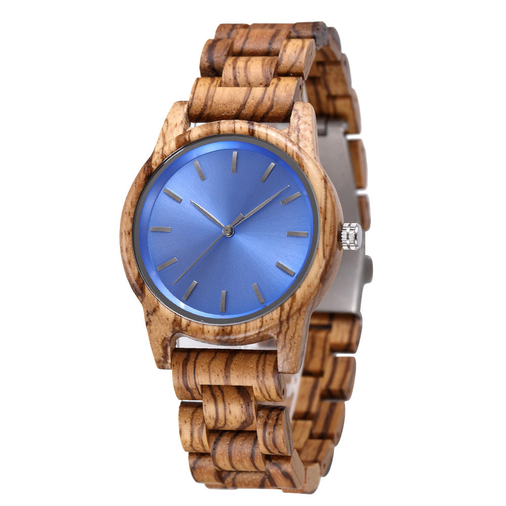 Montre en bois de cadeaux simples de mode ultra-mince