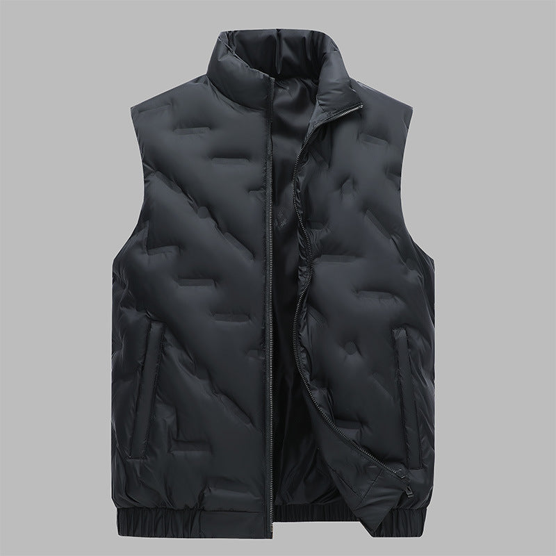 Gilet chaud en coton pour homme, exercice d'épaississement