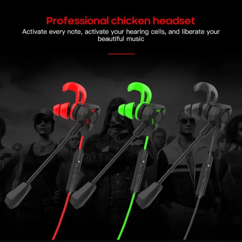 1~10PCS Headset Gamer Headphones Wired Earphone Gaming Earbuds With Mic For Pubg CSGO Casque Phone Tablet Laptop Universal