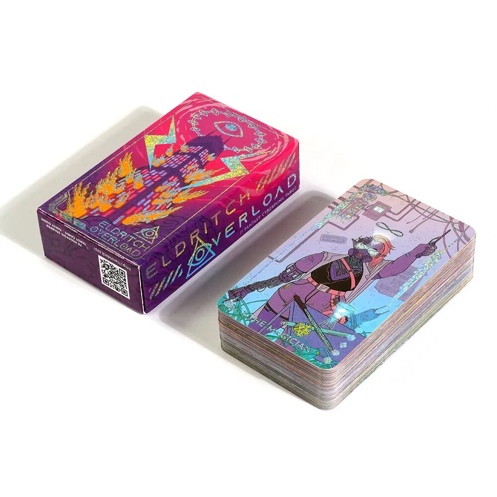 Jeu de Tarot Eldritch surcharge fantaisie Cyberpunk, jeu de divination, outils de Divination, 78 cartes, cadeau d'anniversaire, nouveauté 2023