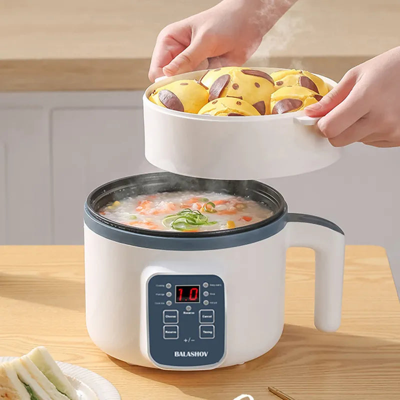 Cuiseur à riz électrique simple et Double couche, 1,7 l, 220V, multi-cuiseur antiadhésif, multicuiseur mécanique intelligent, Pot de riz cuit à la vapeur pour la maison