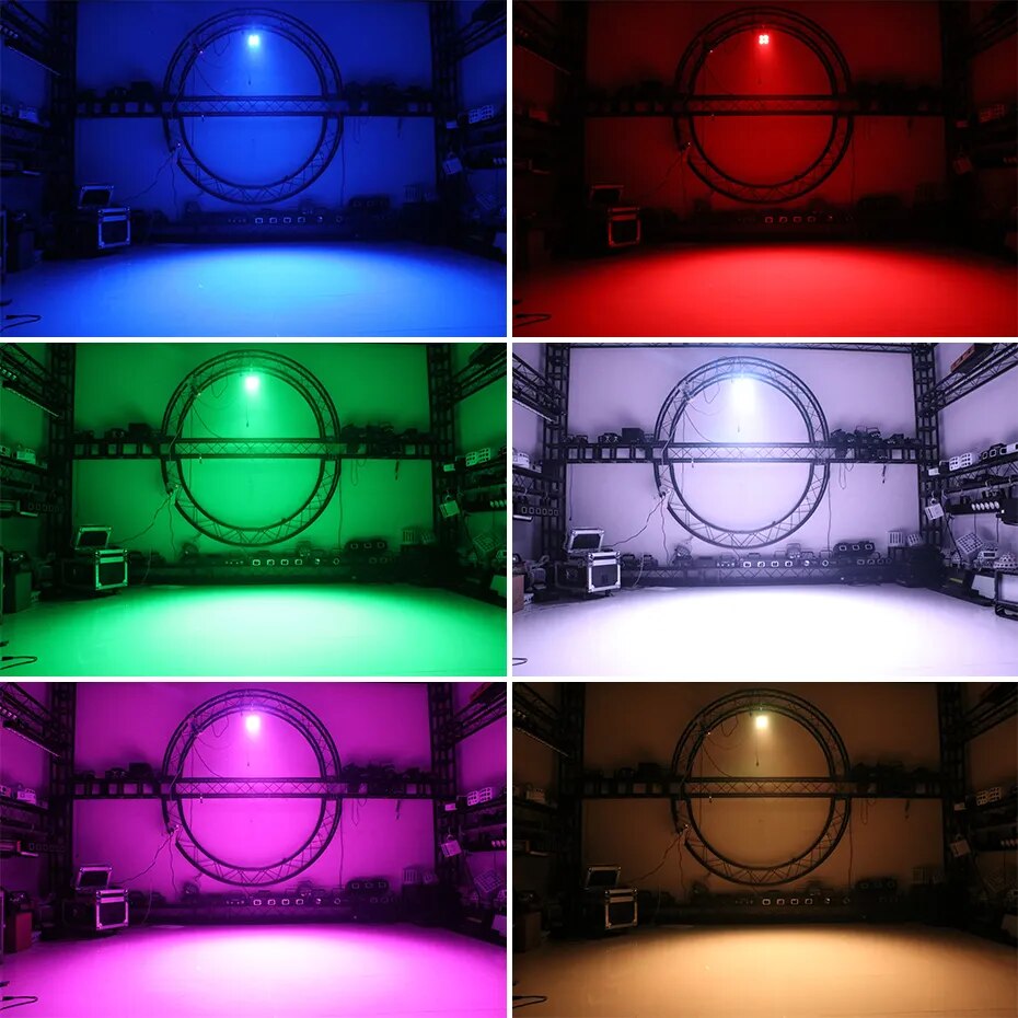 ALIEN Remote 4x8W 4IN1 RGBW Mini LED Stage Par Light DJ Disco Bar Party Dance Birthday Holiday Wedding Xmas Stage Effect Lamp