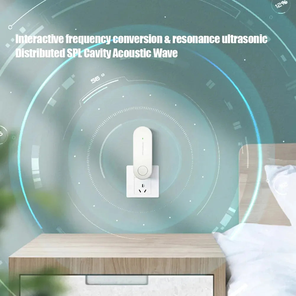 Eliminador ultrasónico de mosquitos Xiaomi, eliminador electrónico de mosquitos con ondas de sonido para interiores y exteriores, eliminador de moscas y ratones