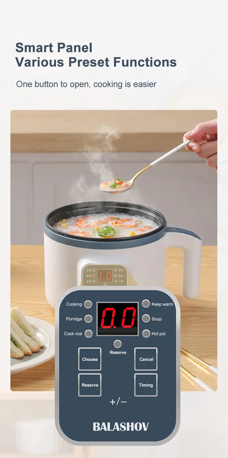 Cuiseur à riz électrique simple et Double couche, 1,7 l, 220V, multi-cuiseur antiadhésif, multicuiseur mécanique intelligent, Pot de riz cuit à la vapeur pour la maison