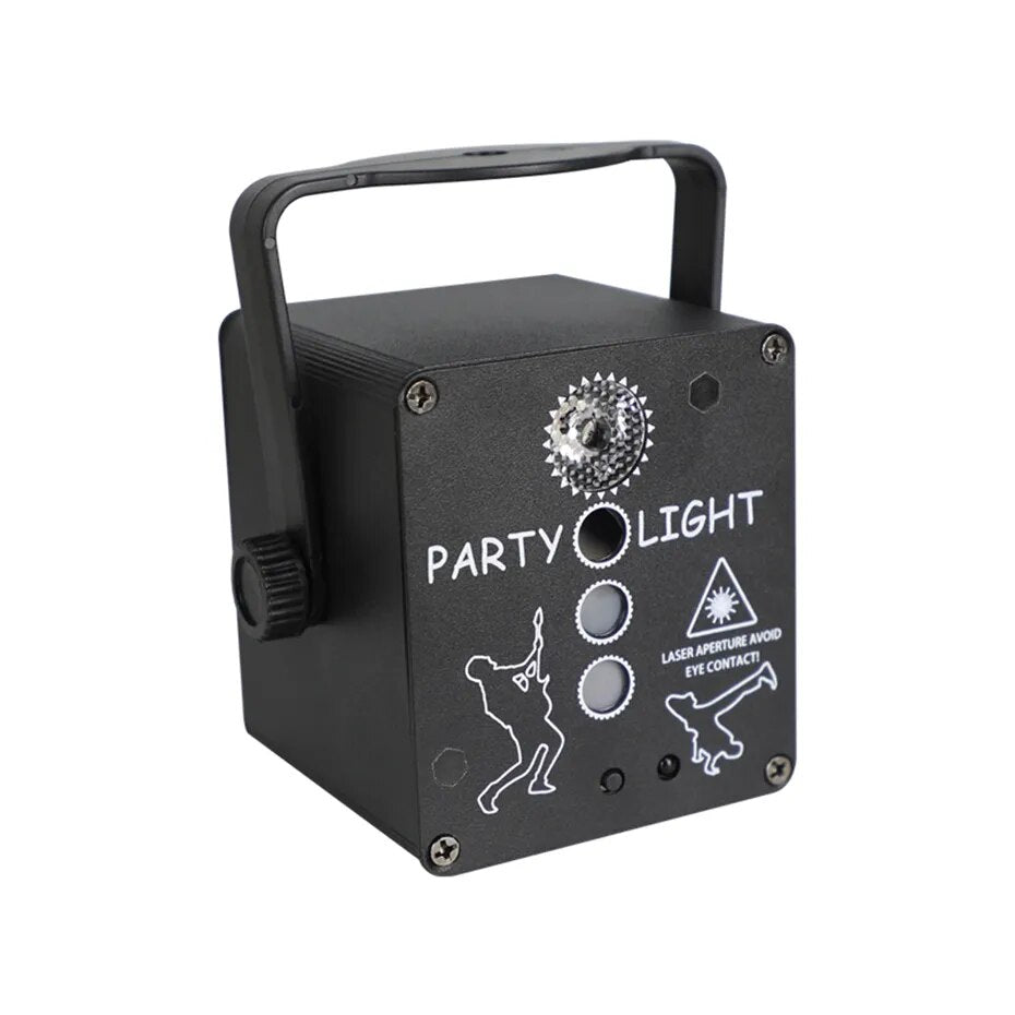 ALIEN Mini DJ Disco RGB projecteur de lumière Laser LED rechargeable par USB effet d'éclairage de scène fête vacances mariage lampe de noël