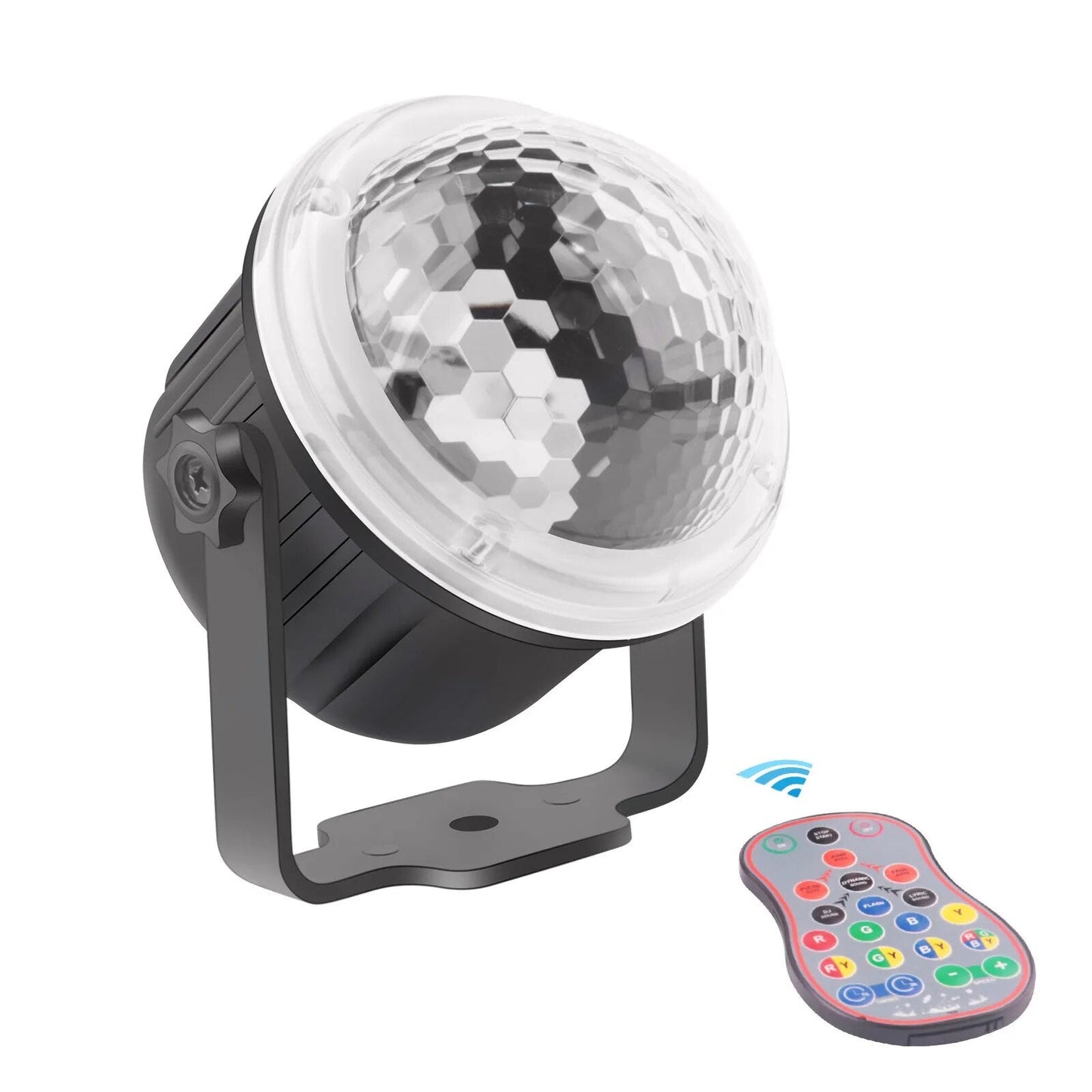 ALIEN USB LED RGB DJ Disco bola mágica luz amarilla estrella proyector sonido giratorio boda baile vacaciones fiesta coche atmósfera lámpara