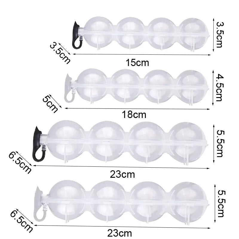 Machine à glaçons ronde à 4 trous, moule de Hockey sur glace, whisky, Cocktail, boule de Vodka, moule à glace, Bar, fête, cuisine, boîte à glace, outil de fabrication de crème glacée