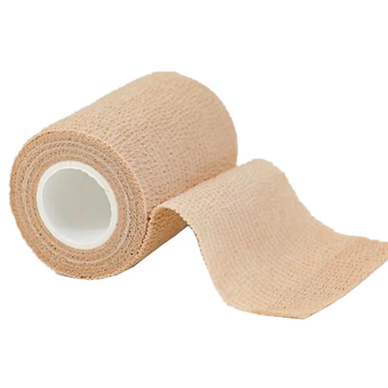 1Roll Self Adhesive First Aid Skin Tape Elastic Patch for Sports First Aid Wound Plasters Tape