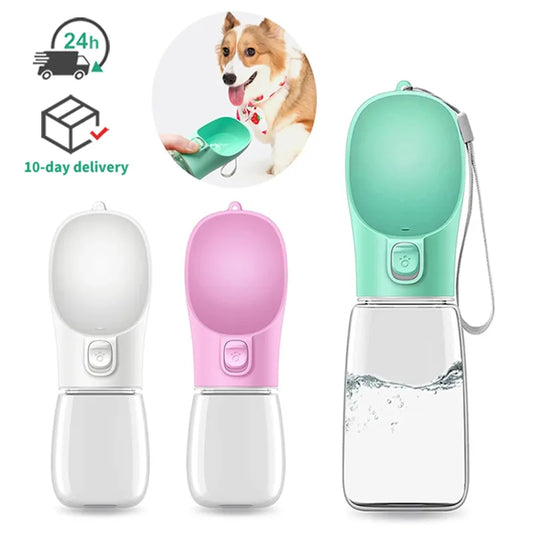 Portable Dog Water Bottle For Small Large Dogs Bowl Outdoor Walking Puppy Pet Travel Water Bottle Cat Drinking Bowl Dog Supplies