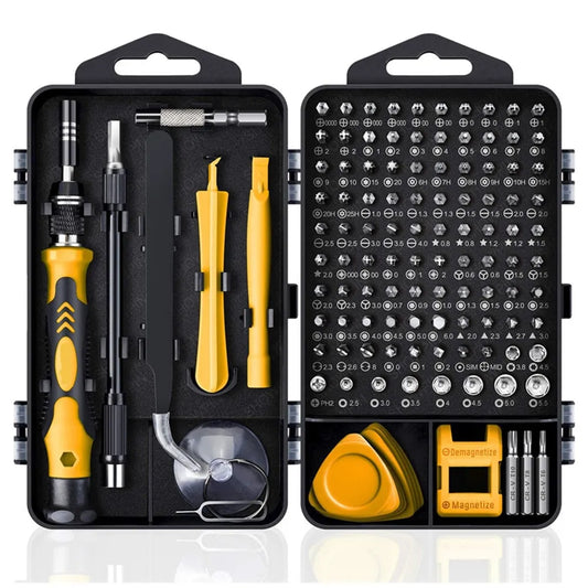 Computer Repair Kit 115 in 1 Magnetic Laptop Screwdriver Kit Precision Screwdriver Set Small Impact Screw Driver Set with Case