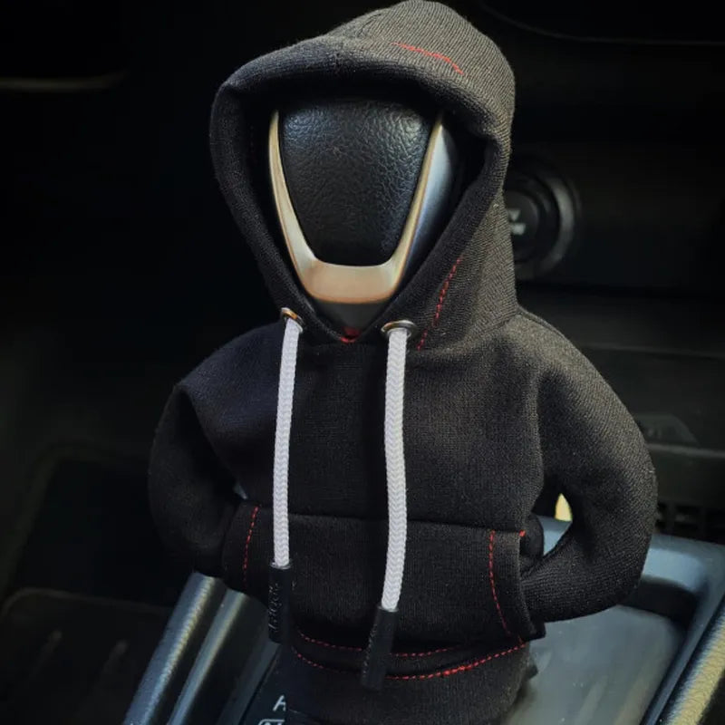 2023 Gear Shift Hoodie Cover Shift Cover Gear Handle Decoration Fits Manual Automatic Universal Car Shift Lever Interior Decor