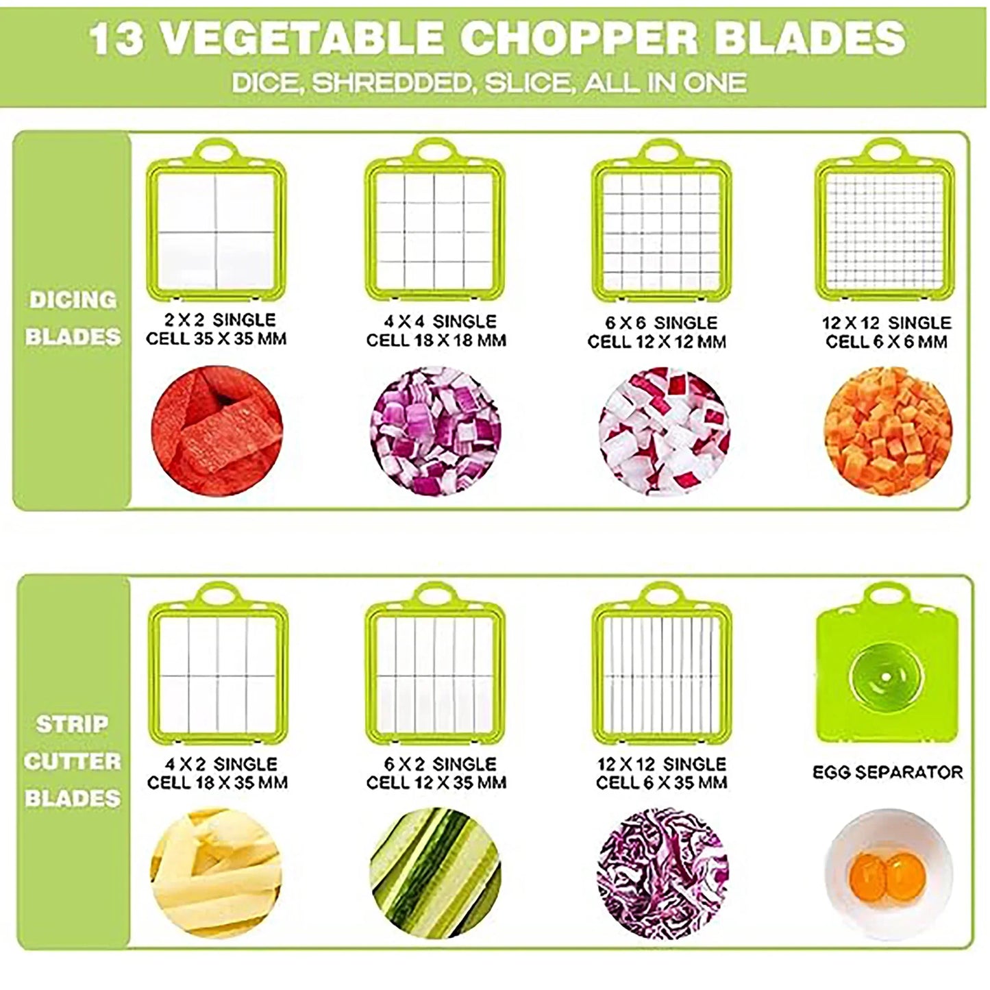 Coupe-légumes multifonctionnel 22 en 1, trancheur de fruits, carottes, pommes de terre, râpe à oignon, hachoir à ail, Gadget de rangement de cuisine