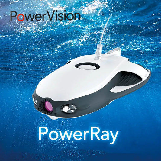 PowerVision PowerRay Explorer ROV caméra sous-marine Drone Marine 1080p Drone de pêche Rc assistant Dron plongée en bateau