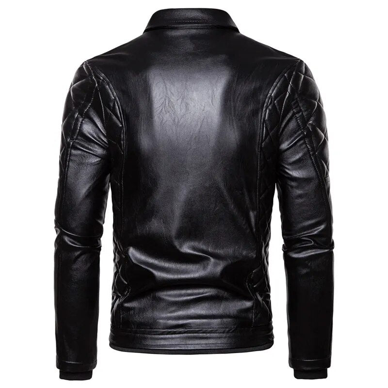 Blouson d'automne en cuir et laine pour homme, nouveau Design, bombardier, avec col en fourrure rabattu, amovible, Slim Fit, manteaux chauds en Pu, 2021