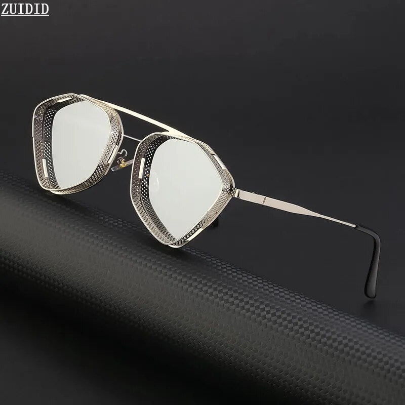 2022 Steampunk Sunglasses For Men Punk Retro Fashion Glasses Tide Shades Luxury Vintage Gafas De Sol Zonnebril Occhiali Da Sole