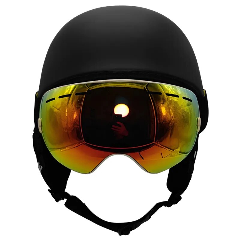 LOCLE casque de Ski hommes femmes intégralement moulé enfants enfants casque de Ski planche à roulettes Ski Snowboard moto motoneige casque