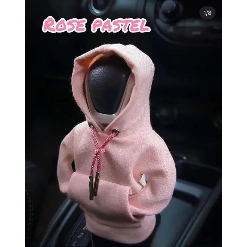 2023 Gear Shift Hoodie Cover Shift Cover Gear Handle Decoration Fits Manual Automatic Universal Car Shift Lever Interior Decor