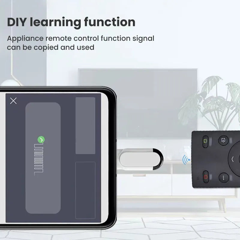 Control remoto para teléfono inteligente, tipo C, Micro USB, Control por aplicación de infrarrojos inteligente Universal, miniadaptador inalámbrico para TV y aire acondicionado