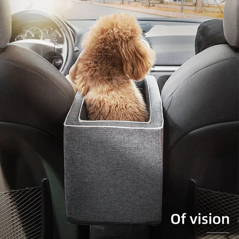 Dog Car Seat Bed Car Central Dog Car Seat Bed Portable Dog Carrier for Small Dogs Cats Safety Travel Bag Dog