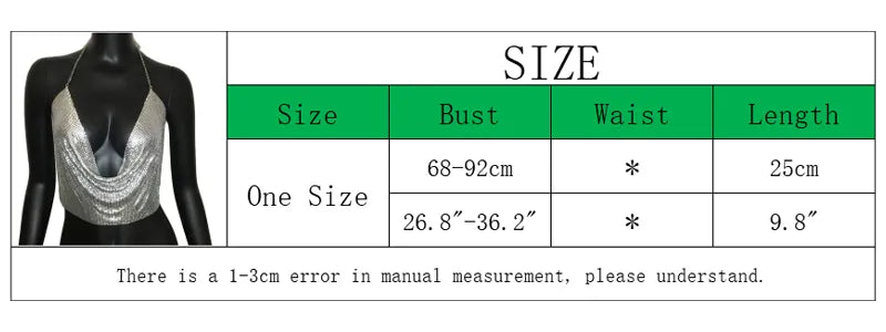 Y2K-Tops con espalda descubierta para mujer, Top corto de fiesta con corsé, Top sin mangas con cuello en V, camisetas sin mangas sexis de Metal con diamantes para discoteca 2023