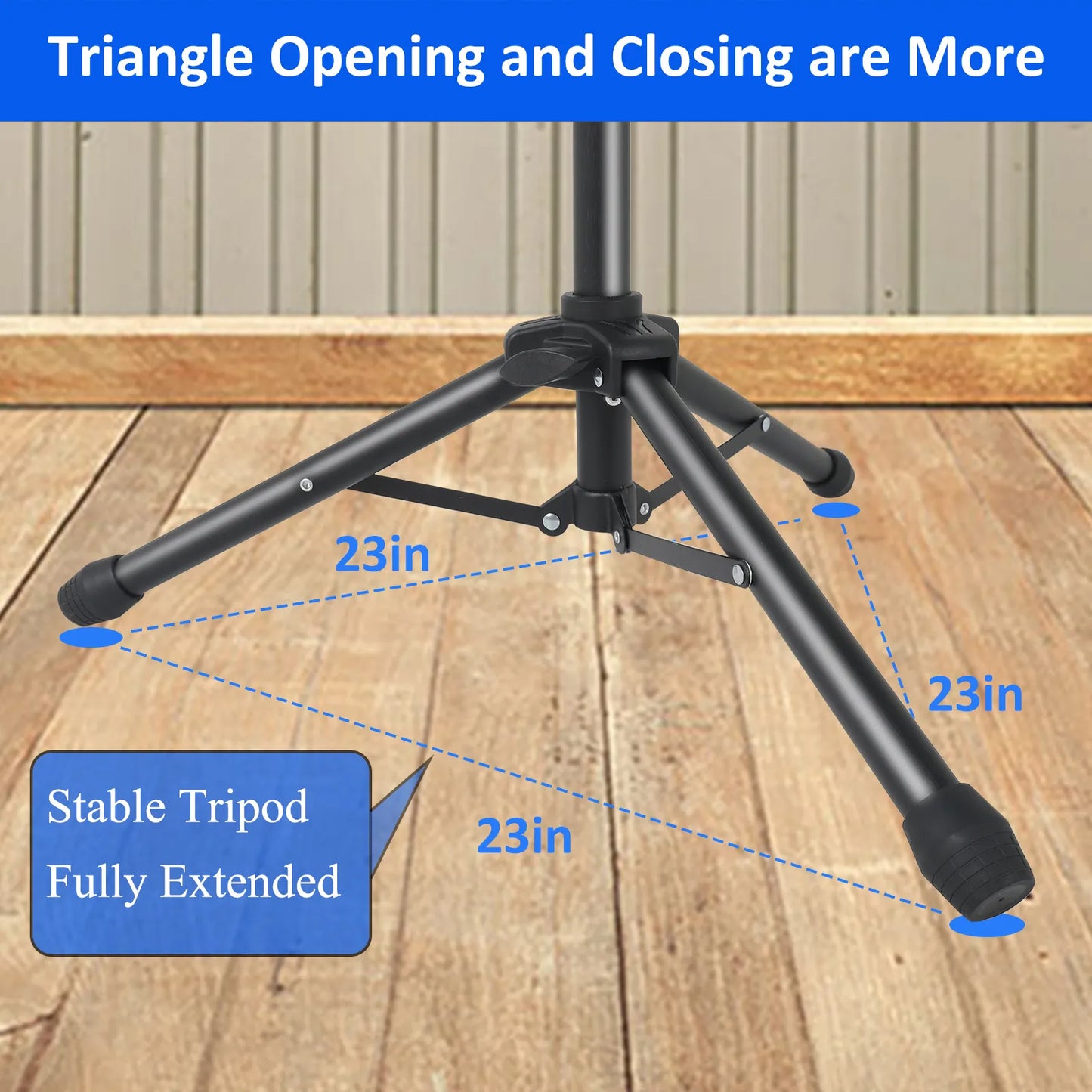 Trípode para proyector de 125cm, trípode para portátil, altura ajustable de 23 a 63 ", escritorio de pie, soporte de escritorio para ordenador al aire libre, estudio