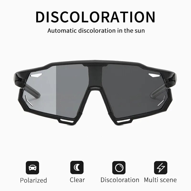 Gafas fotocromáticas para ciclismo, gafas de sol para hombre y mujer, gafas para bicicleta de montaña y carretera, gafas para deportes al aire libre y senderismo