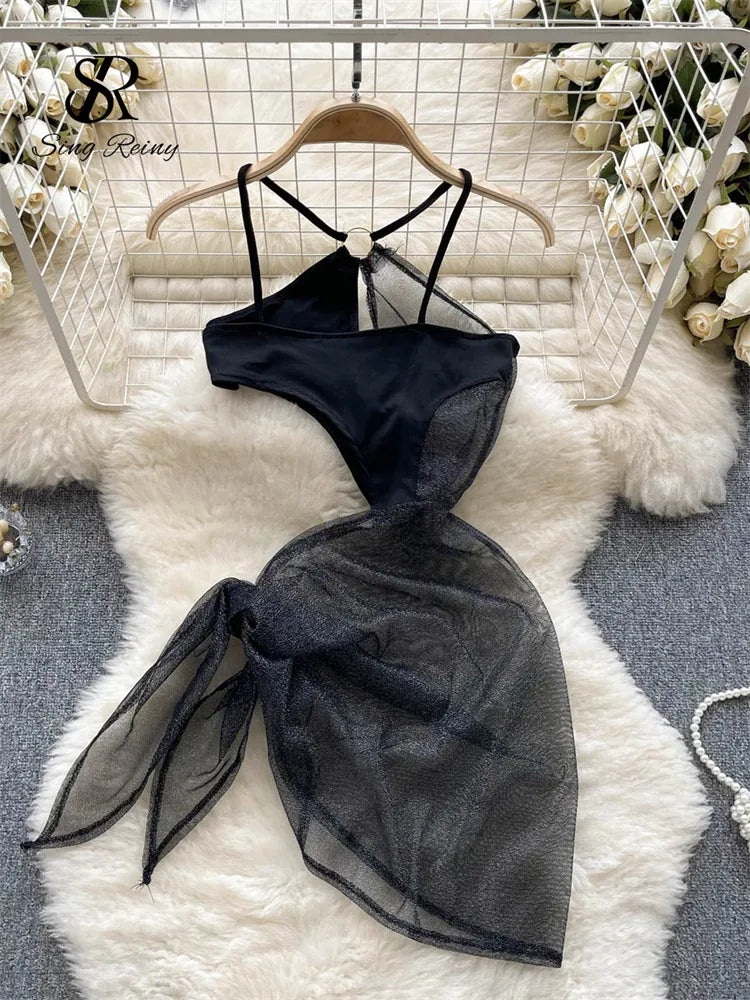 Wanita – robe de nuit sensuelle en maille, sans manches, brillante, vêtements de nuit sexy, transparente, ajourée, transparente, 2023