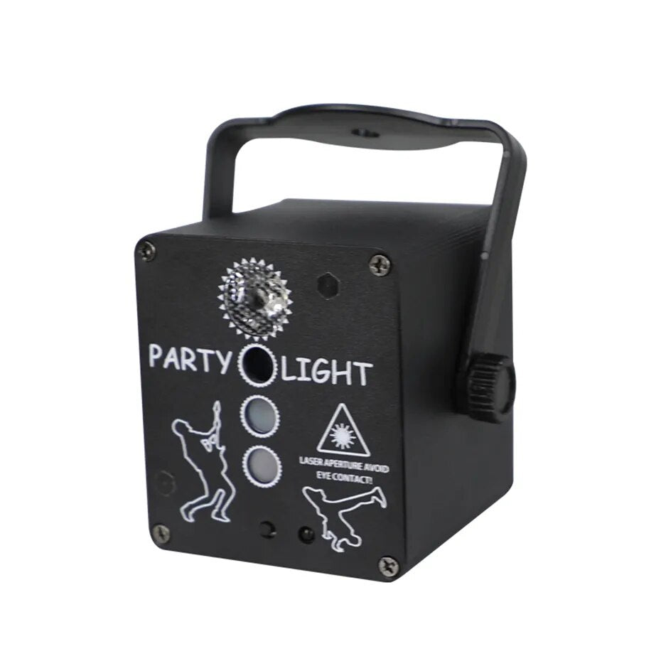 ALIEN Mini DJ Disco RGB projecteur de lumière Laser LED rechargeable par USB effet d'éclairage de scène fête vacances mariage lampe de noël