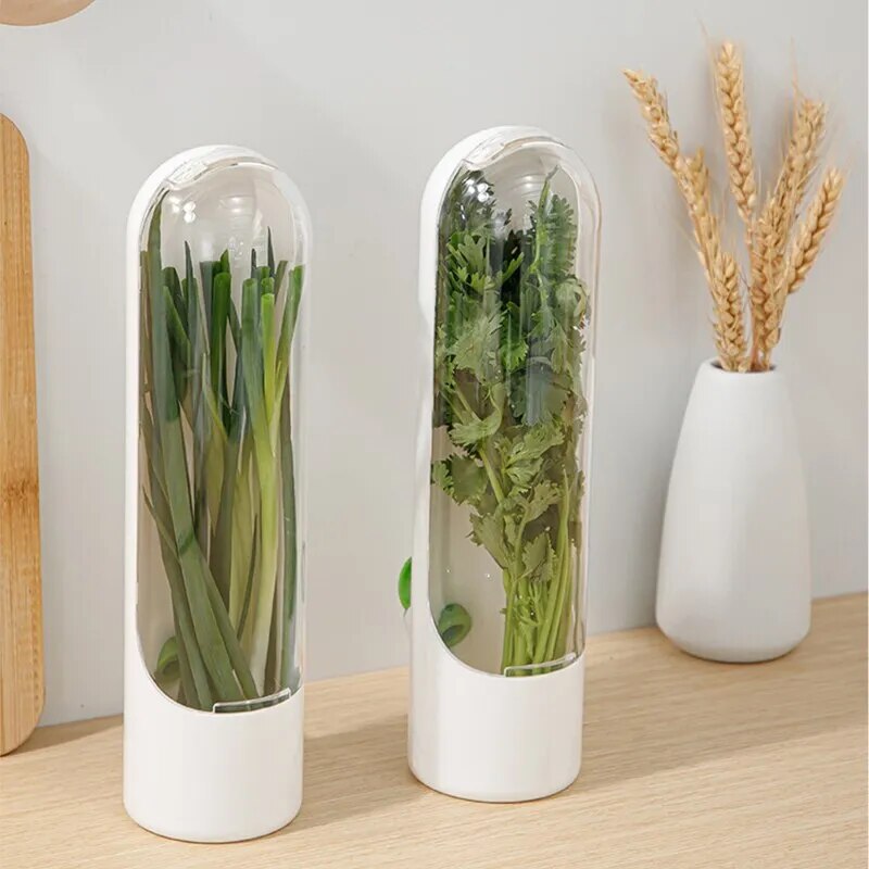 Bouteille de conservation de légumes, 1 pièce, bouteille de conservation d'herbes, Gadget de cuisine domestique frais pour stocker les fournitures de cuisine