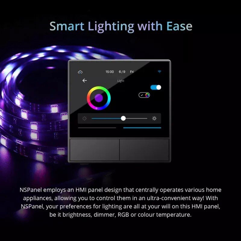 SONOFF NSPanel Smart Scene Switch EU/ US Wifi Smart Thermostat All-in-One Control HMI Wall Panel Support Alexa Alice Google Home