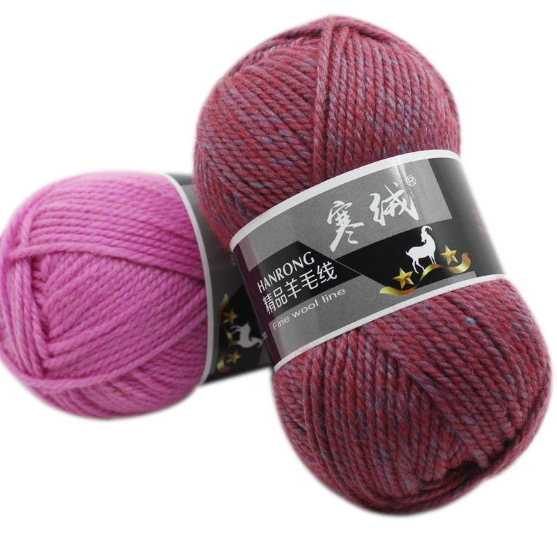 100g/ball High Quality Merino Wool Knitting Crochet Hand Knitting Yarn Sweater Scarf Sweater Environmental Protection 125M