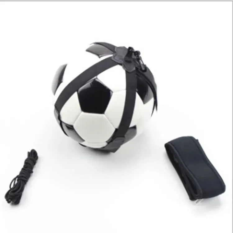 Bolsas de malabarismo con balón de fútbol, ​​cinturón circular auxiliar para niños, equipo de entrenamiento de fútbol para niños, entrenador de fútbol en solitario, patada de fútbol