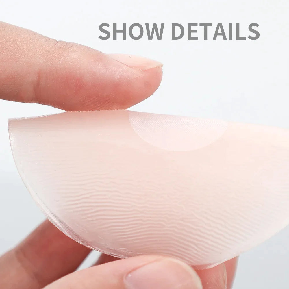 12pcs with Box Silicone Nipple Cover Reusable Women Breast Lift Invisible Bra Pasties Adhesive Bra Pads Sticker Patch