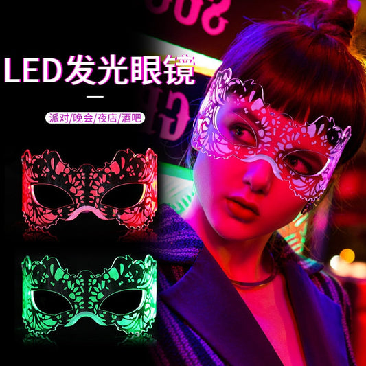 Cool Luminous Colorful LED Light Up Glasses Glowing Neon Light Flashing Party for Nightclub DJ Dance Party Decor Festival Rave