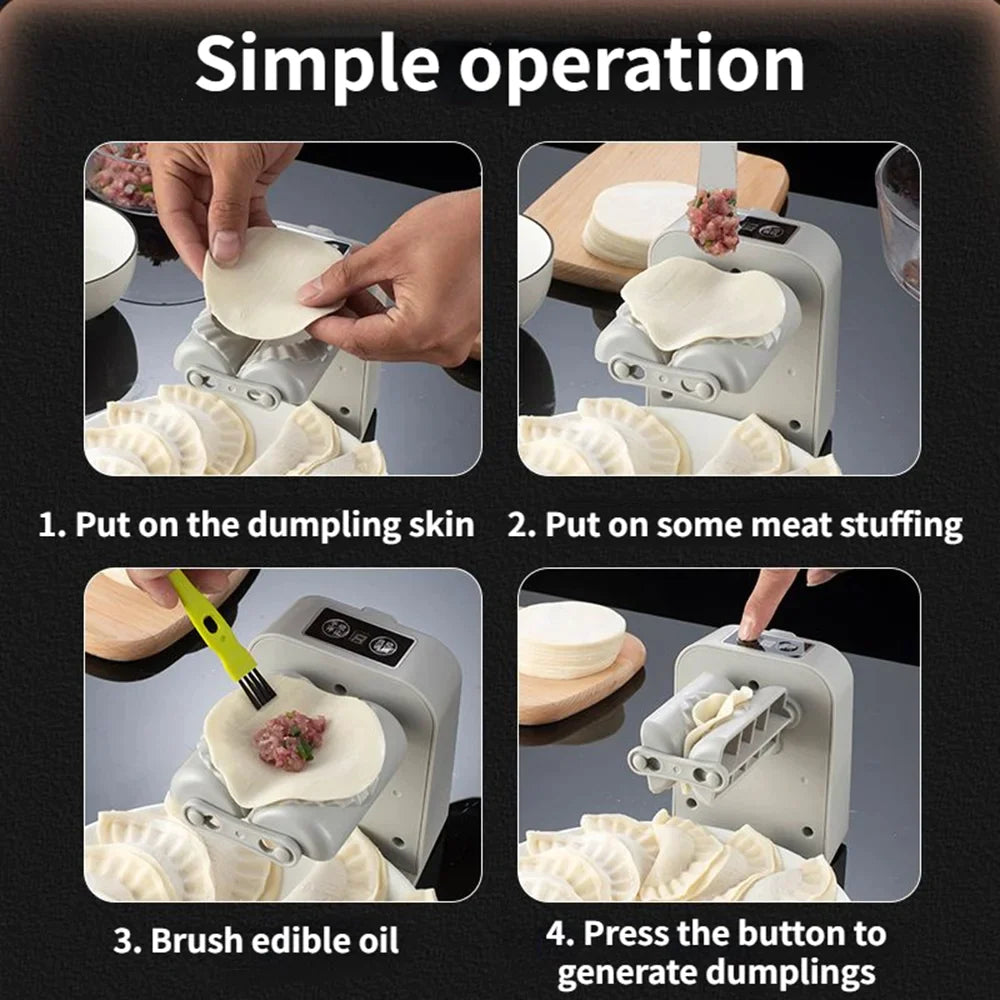 Electric Dumpling Maker Machine Automatic Dumplings Mold DIY Pressing Dumpling Skin Mould Kitchen Gadget Accessories