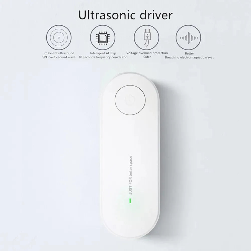 Xiaomi – éliminateur de moustiques à ultrasons, électronique, pour la maison, l'extérieur et l'intérieur, éliminateur de moustiques à ondes sonores, éliminateur de mouches et de souris