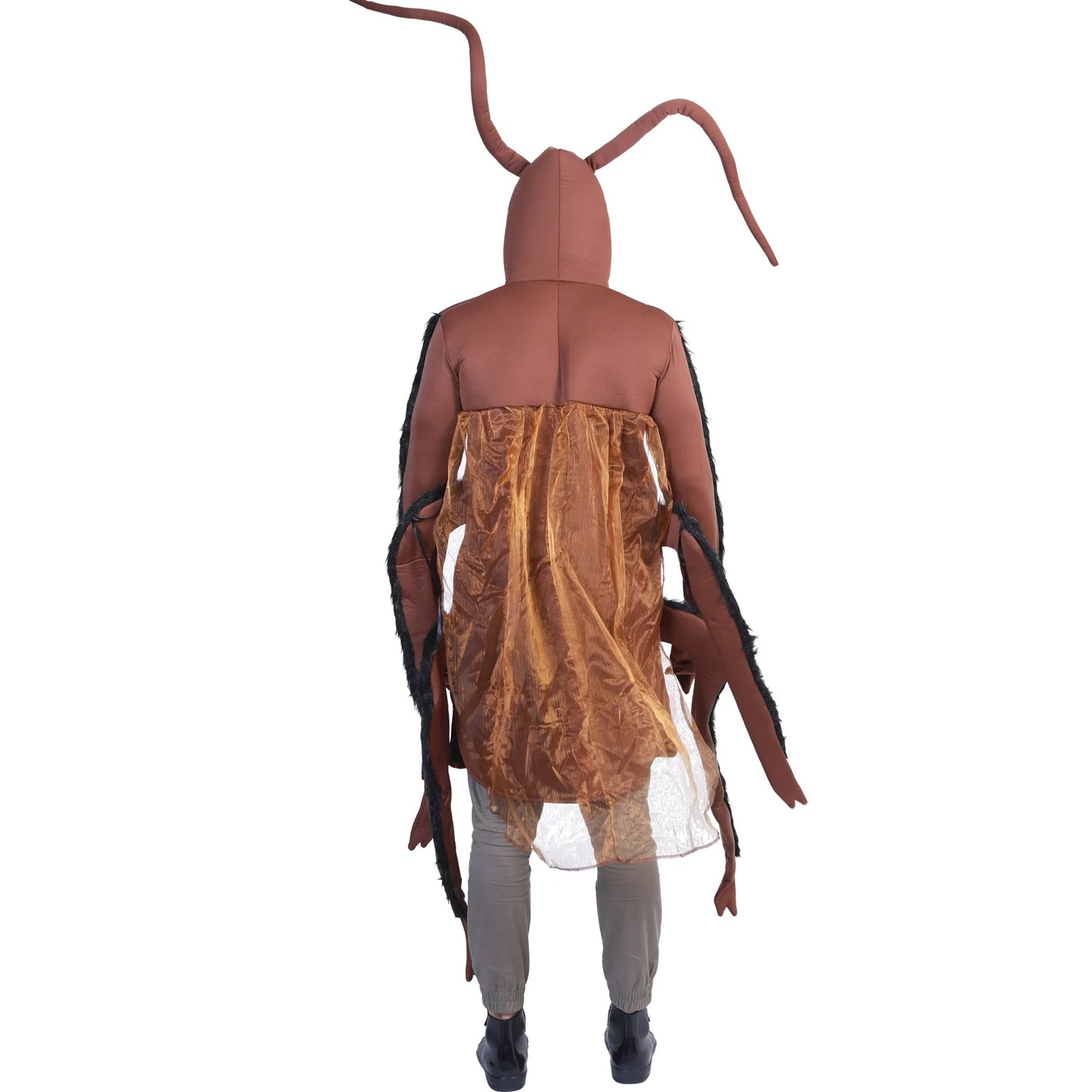 Women Men Cockroach Costume Cosplay Funny Jumpsuit Unisex Animal Halloween Party Carnival Up Purim Costume Props