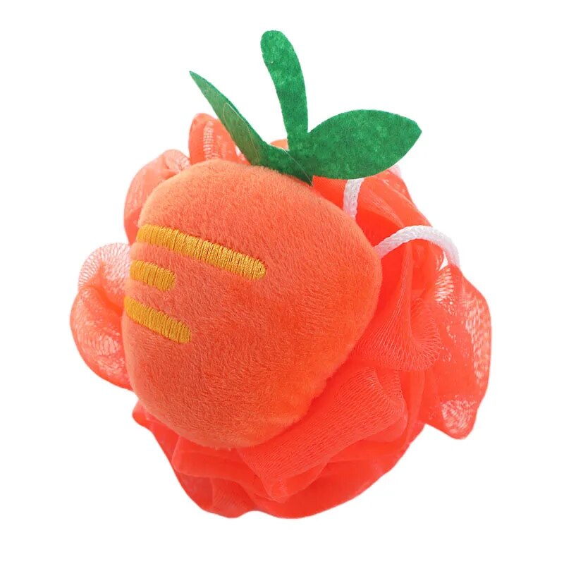 Wisp for Body Shower Bath Ball Scrub Cleaning Body Care and Exfoliants Cartoon Fruit Wholesale Sponge Ball  for Bath